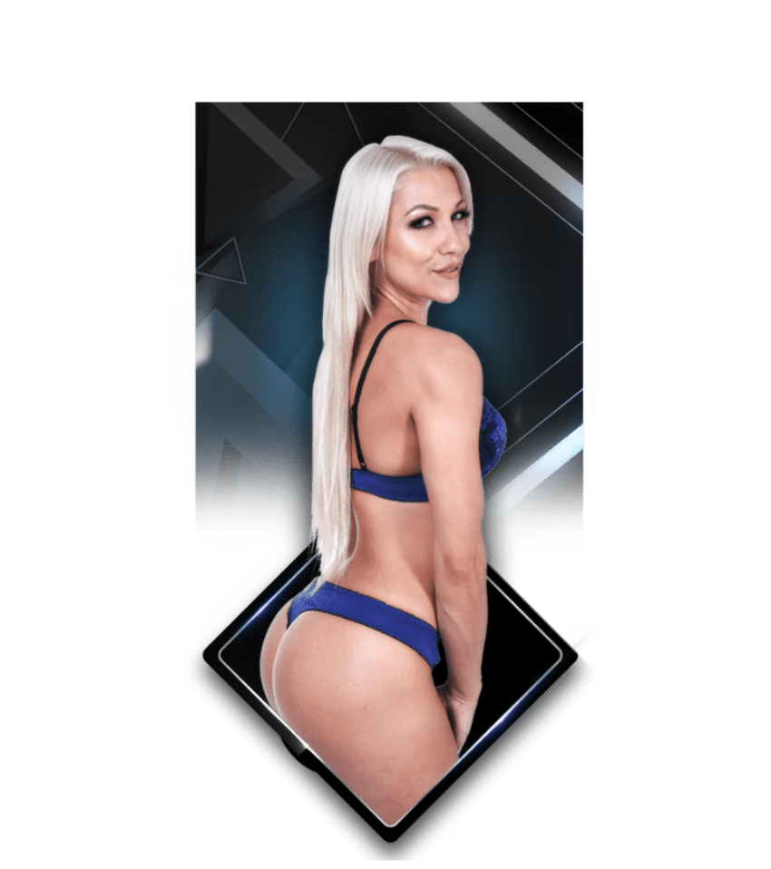 Aby Action Badge in blauem Tanga